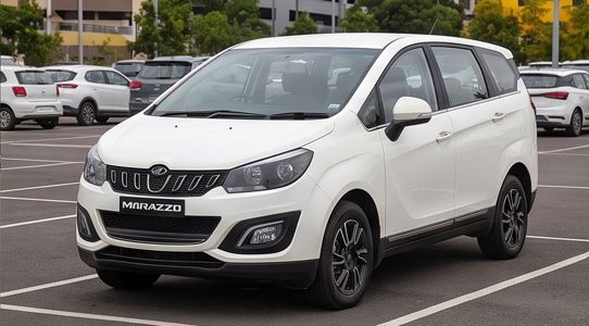 Mahindra Marazzo SUV parked outdoors
